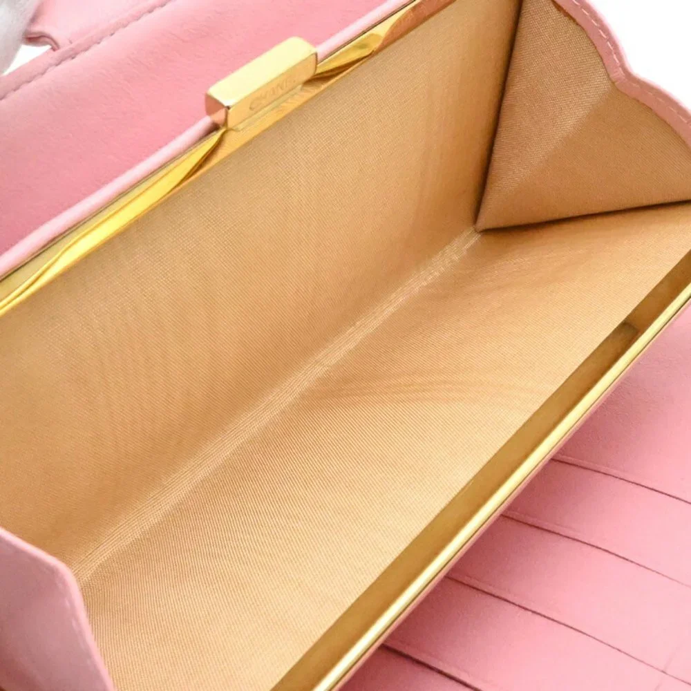 CHANEL Pink Caviar Leather Logo Wallet - Picture 7 of 10